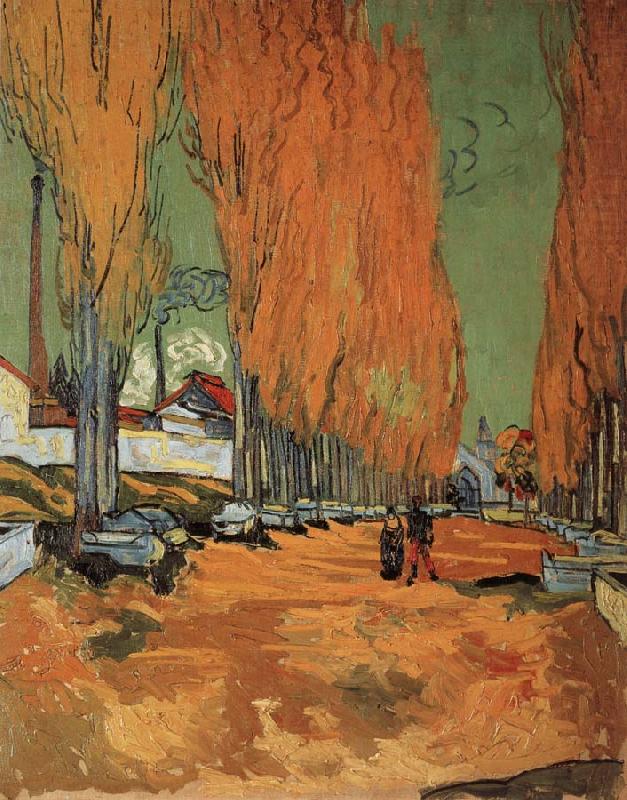 The Alyscamps,Avenue, Vincent Van Gogh